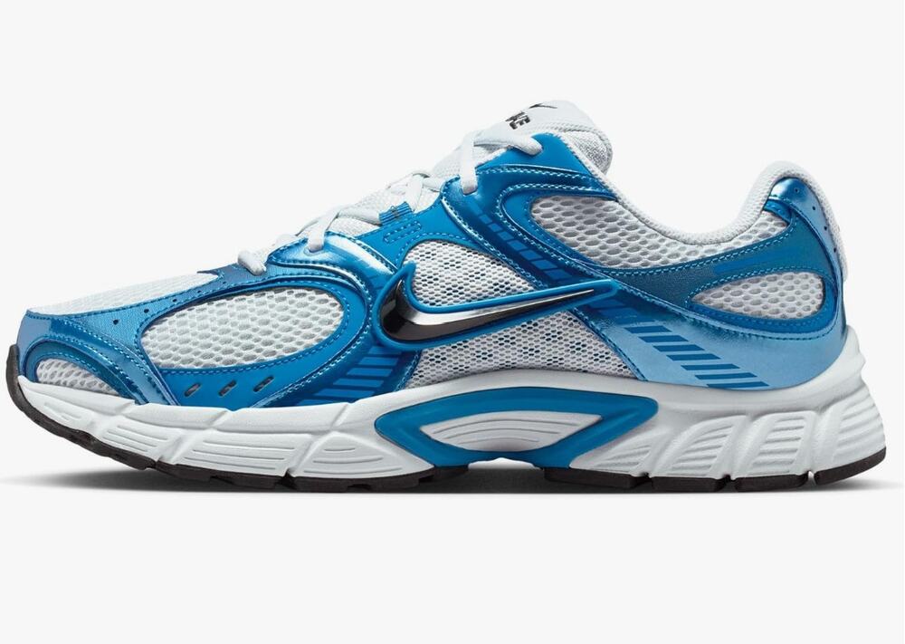 Nike Mens V5 RNR Pure Platinum/Black/Brilliant Blue 15 Medium